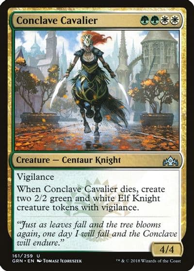 Conclave Cavalier Guilds of Ravnica Magic card
