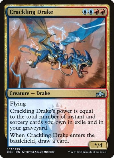 Crackling Drake Guilds of Ravnica Magic card