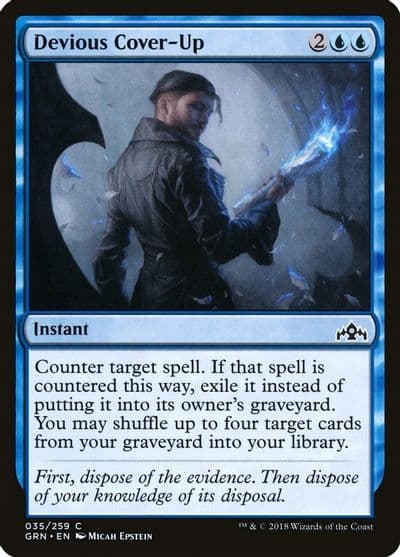 Devious Cover Up Guilds of Ravnica Magic card