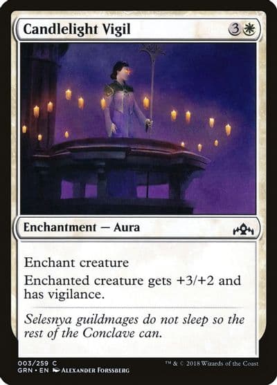 Candlelight Vigil Guilds of Ravnica Magic card
