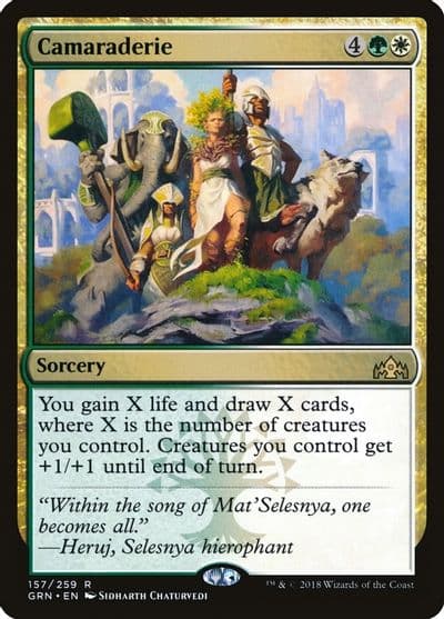 Camaraderie Guilds of Ravnica Magic card