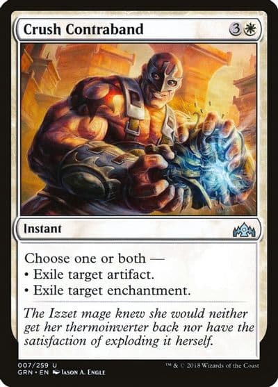Crush Contraband Guilds of Ravnica Magic card