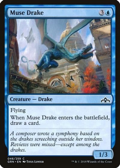 Muse Drake Guilds of Ravnica Magic card