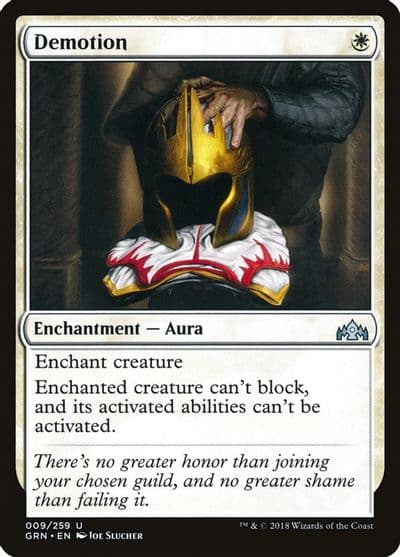 Demotion Guilds of Ravnica Magic card