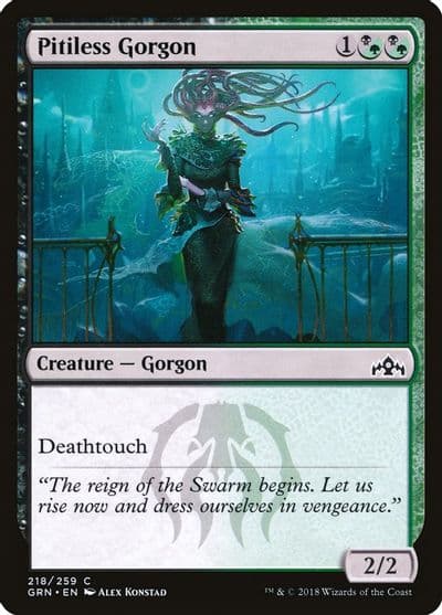 Pitiless Gorgon Guilds of Ravnica Magic card