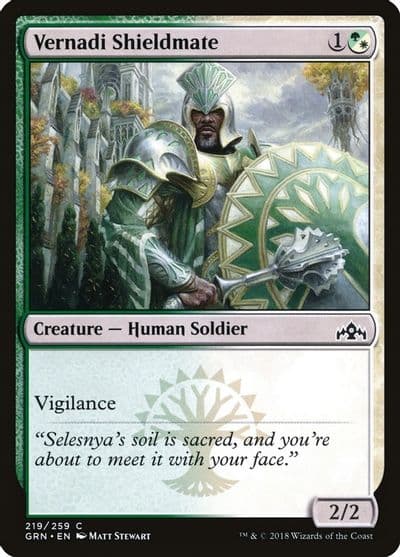 Vernadi Shieldmate Guilds of Ravnica Magic card