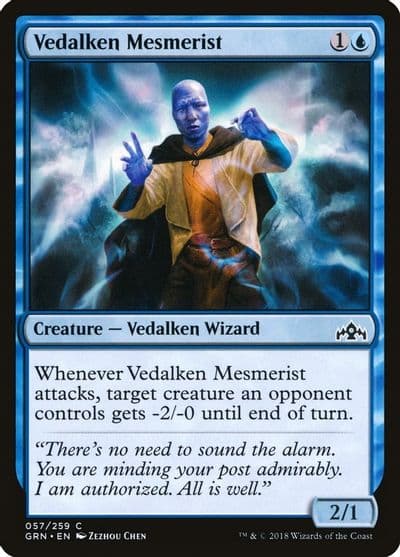 Vedalken Mesmerist Guilds of Ravnica Magic card