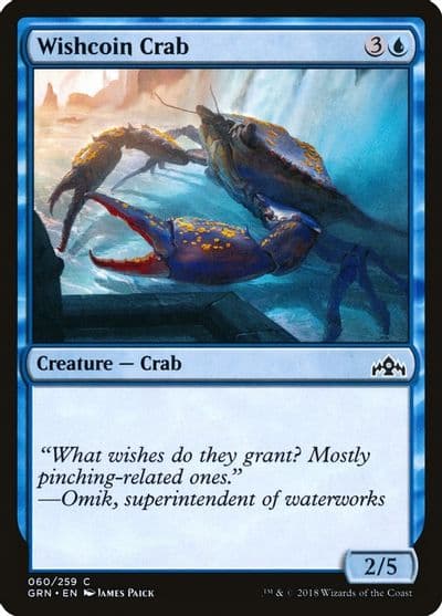Wishcoin Crab Guilds of Ravnica Magic card