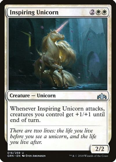 Inspiring Unicorn Guilds of Ravnica Magic card