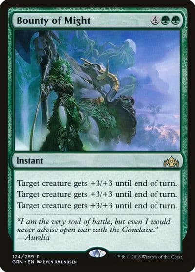 Bounty of Might Guilds of Ravnica Magic card
