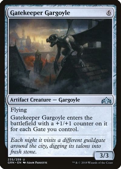 Gatekeeper Gargoyle Guilds of Ravnica Magic card