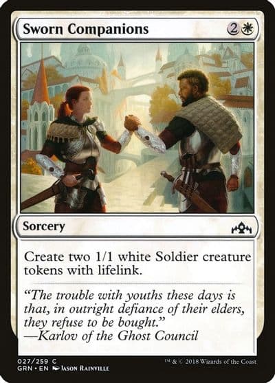 Sworn Companions Guilds of Ravnica Magic card