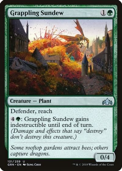 Grappling Sundew Guilds of Ravnica Magic card