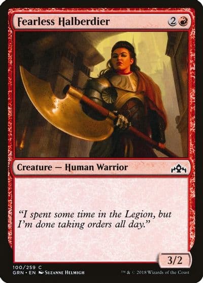Fearless Halberdier Guilds of Ravnica Magic card