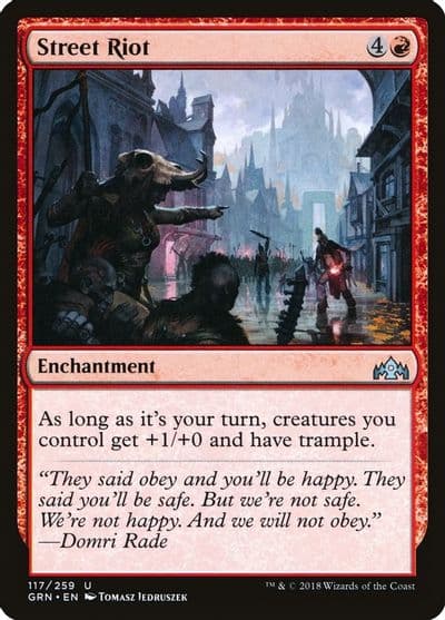 Street Riot Guilds of Ravnica Magic card