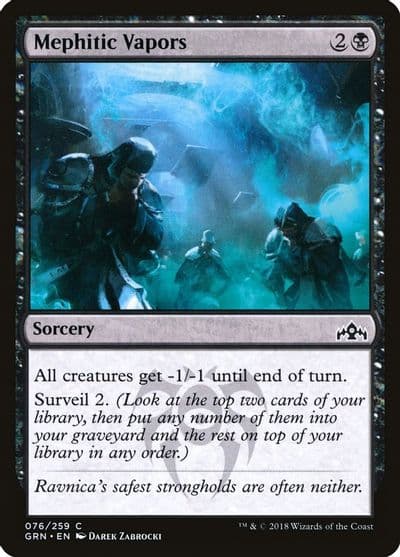 Mephitic Vapors Guilds of Ravnica Magic card