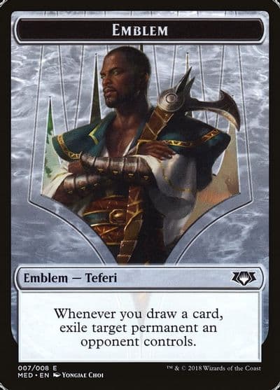 Emblem Teferi Hero of Dominaria Mythic Edition: Guilds of Ravnica Magic card