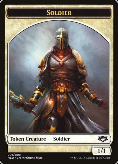 Soldier Token Mythic Edition: Guilds of Ravnica Magic card
