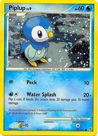 Piplup (Cosmos Holo) Miscellaneous Cards & Products Pokemon card
