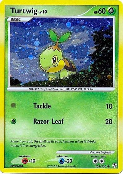 Turtwig (Cosmos Holofoil) League & Championship Cards Pokemon card