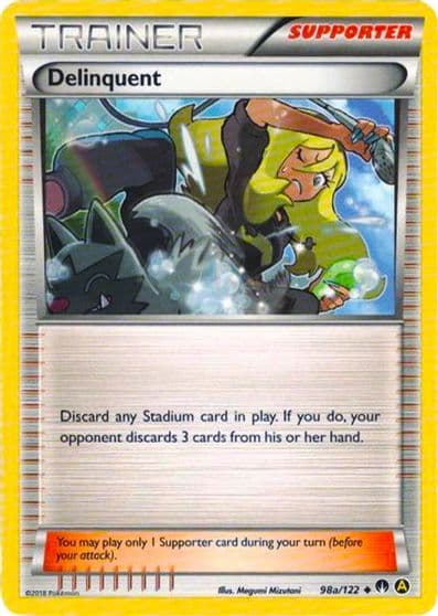 Delinquent - 98a/122 Alternate Art Promos Pokemon card