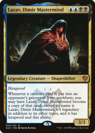 Lazav Dimir Mastermind Guilds of Ravnica: Guild Kits Magic card