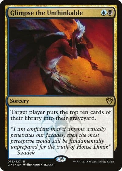 Glimpse the Unthinkable Guilds of Ravnica: Guild Kits Magic card