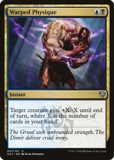 Warped Physique Guilds of Ravnica: Guild Kits Magic card