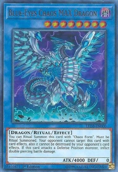 Blue Eyes Chaos MAX Dragon Legendary Duelists: White Dragon Abyss Yu-Gi-Oh! card