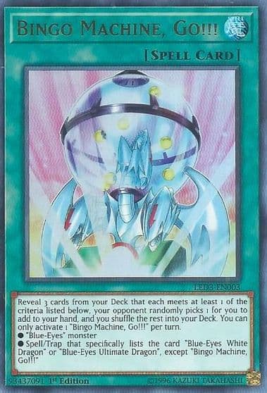 Bingo Machine Go Legendary Duelists: White Dragon Abyss Yu-Gi-Oh! card
