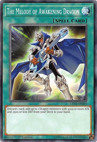 The Melody of Awakening Dragon Legendary Duelists: White Dragon Abyss Yu-Gi-Oh! card