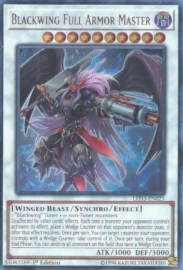 Blackwing Full Armor Master Legendary Duelists: White Dragon Abyss Yu-Gi-Oh! card