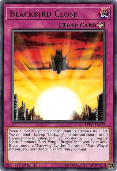 Blackbird Close Legendary Duelists: White Dragon Abyss Yu-Gi-Oh! card