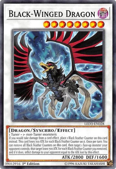 Black Winged Dragon Legendary Duelists: White Dragon Abyss Yu-Gi-Oh! card