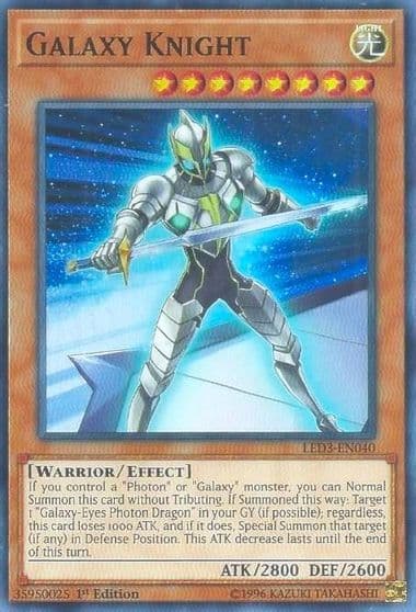 Galaxy Knight Legendary Duelists: White Dragon Abyss Yu-Gi-Oh! card