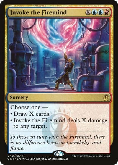 Invoke the Firemind Guilds of Ravnica: Guild Kits Magic card