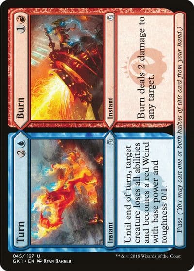 Turn Burn Guilds of Ravnica: Guild Kits Magic card