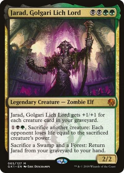 Jarad Golgari Lich Lord Guilds of Ravnica: Guild Kits Magic card