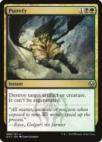 Putrefy Guilds of Ravnica: Guild Kits Magic card