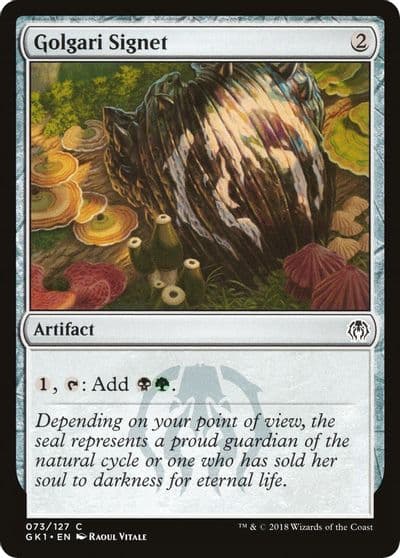 Golgari Signet Guilds of Ravnica: Guild Kits Magic card