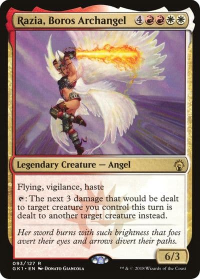 Razia Boros Archangel Guilds of Ravnica: Guild Kits Magic card