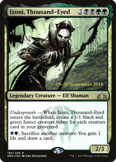 Izoni Thousand Eyed Prerelease Cards Magic card