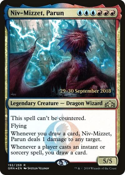 Niv Mizzet Parun Prerelease Cards Magic card