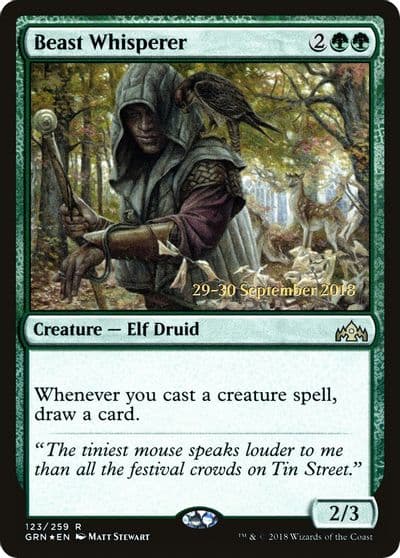 Beast Whisperer Prerelease Cards Magic card