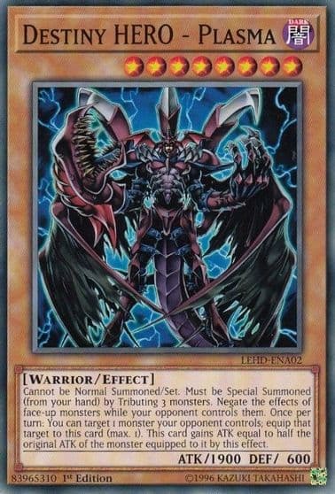 Destiny HERO Plasma Legendary Hero Decks Yu-Gi-Oh! card