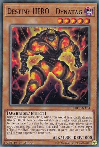 Destiny HERO Dynatag Legendary Hero Decks Yu-Gi-Oh! card