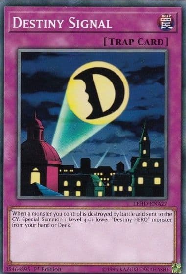 Destiny Signal Legendary Hero Decks Yu-Gi-Oh! card
