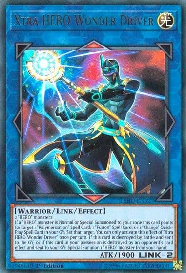 Xtra HERO Wonder Driver Legendary Hero Decks Yu-Gi-Oh! card