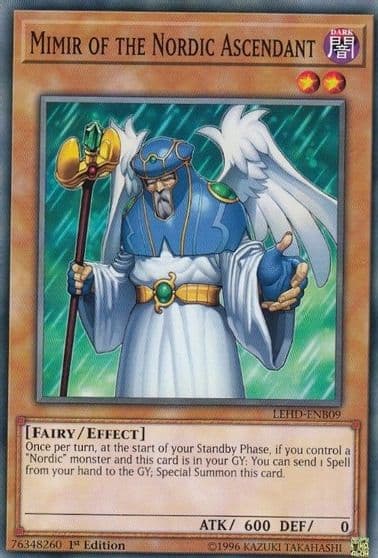 Mimir of the Nordic Ascendant Legendary Hero Decks Yu-Gi-Oh! card