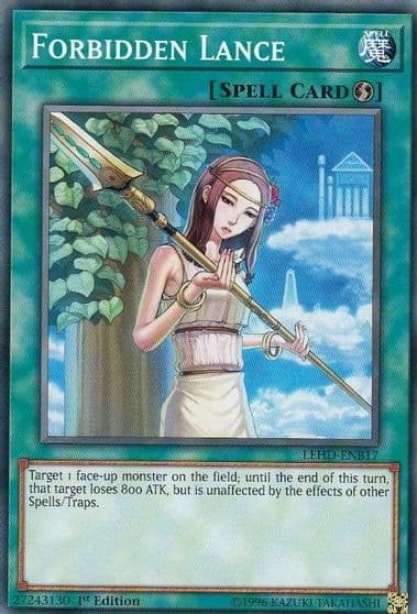 Forbidden Lance Legendary Hero Decks Yu-Gi-Oh! card